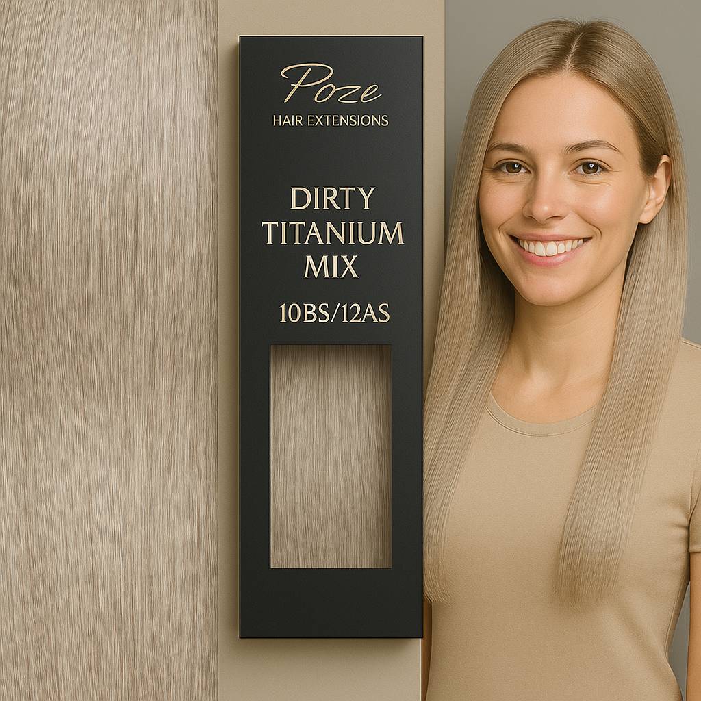Keratin / Nail Hair Standard - 10BS/12AS Dirty Titanium Mix