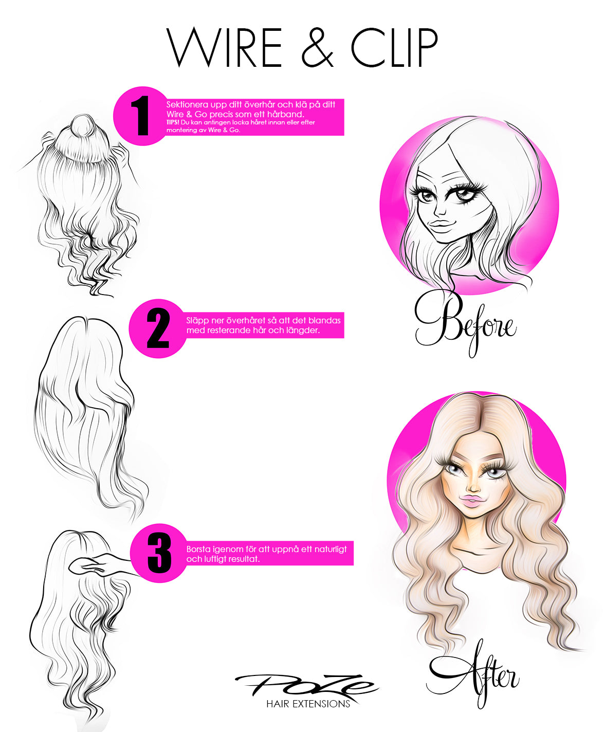 Poze Standard Wire & Clip Extensions - 10B/12AS Dirty Blonde Mix