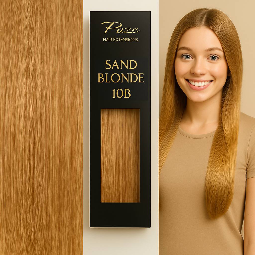 Hair Weft Premium - 10B Sand Blonde