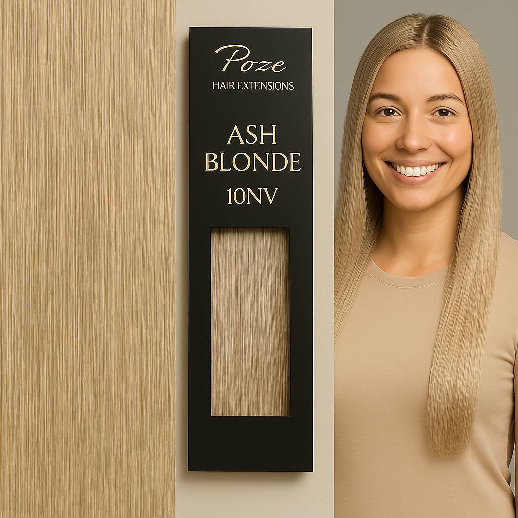Tape In Hair Extensions Standard - 10NV Ash Blonde