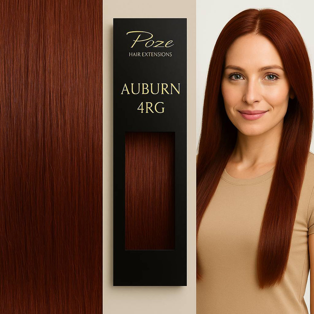 Hair Weft Standard - 4RG Auburn
